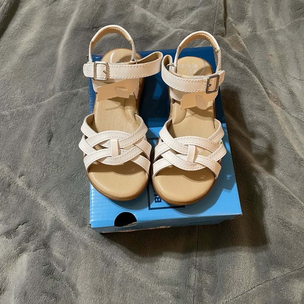 Stride Rite white sandals NEW